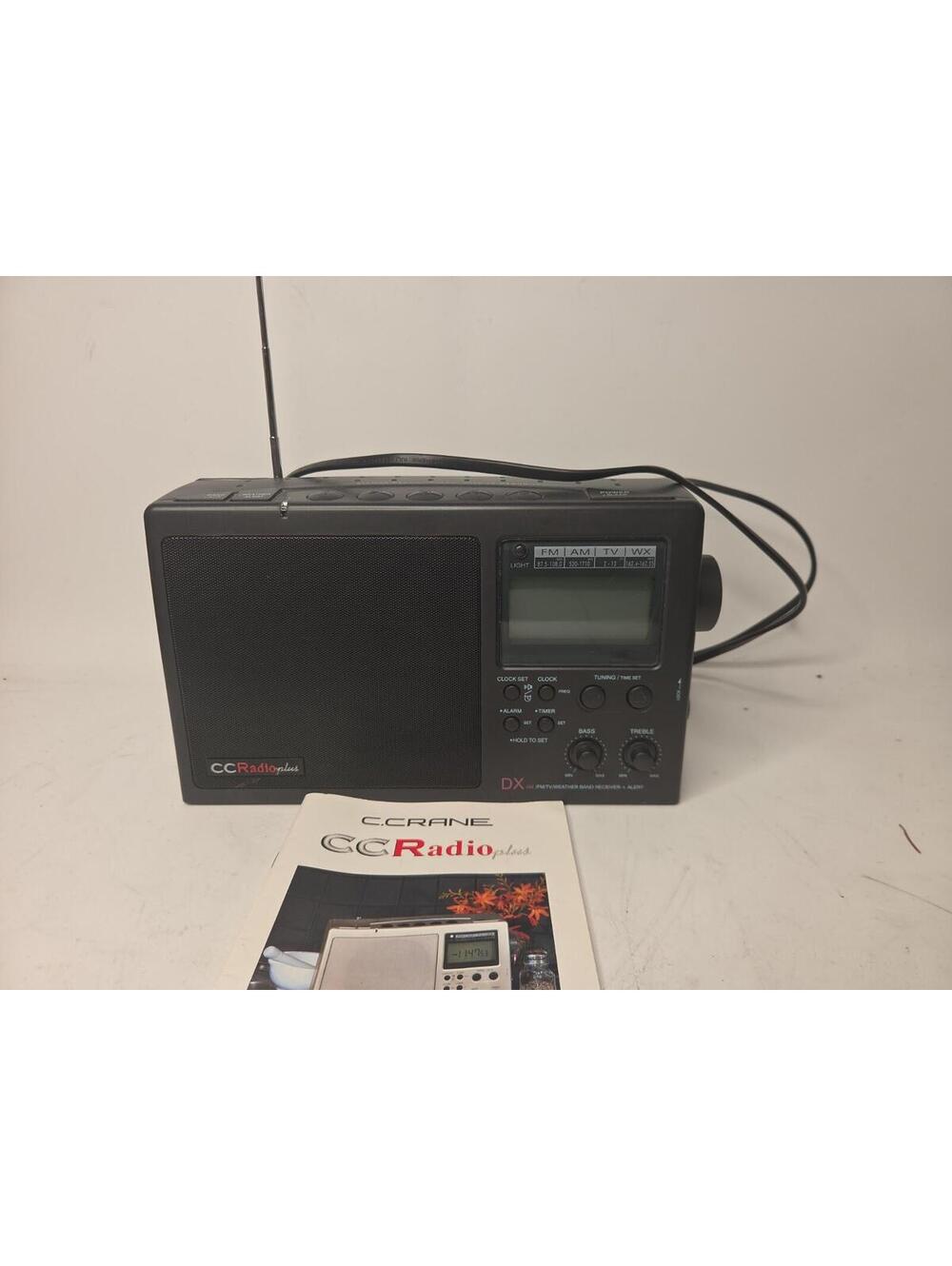 C Crane CCRadio Plus DX AM FM Weather Radio Excellent Reception Tested